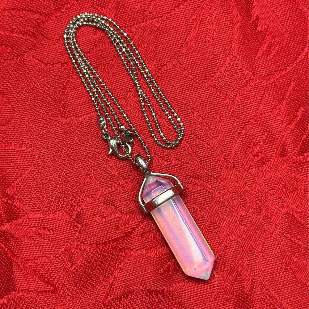 Opal Glow DT Angel Aura Point Pendant  (Include Chain)